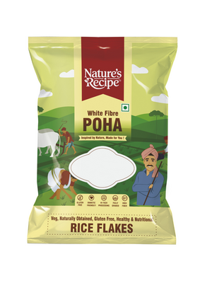 White-Fiber Poha (Rice Flakes) – 1kg